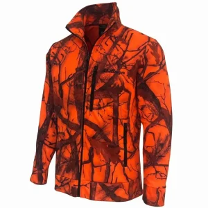 duks jakna challenger fleece orange