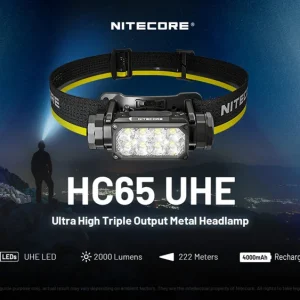 lampa baterijska naglavna nitecore hc65 uhe